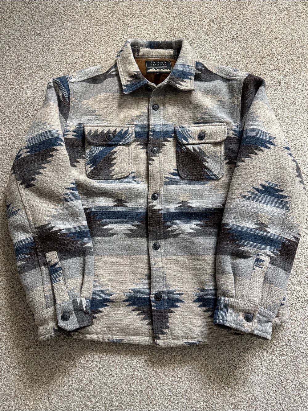 Jachs New York Men's Wool Blend Sherpa Jacket